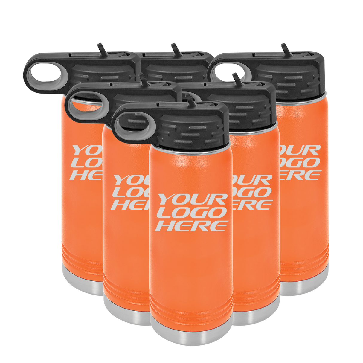 6 for $114! 20oz Flip Straw Water Bottles - Endurance Promo Gear