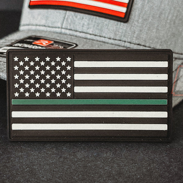 American Flag Hats - Silicone Patch - Endurance Promo Gear