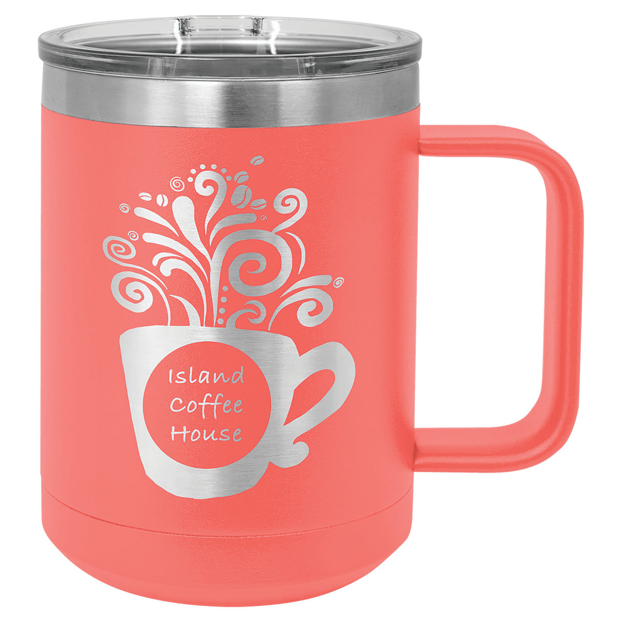 15oz Coffee Mug with Slide Lock Lid - Endurance Promo Gear