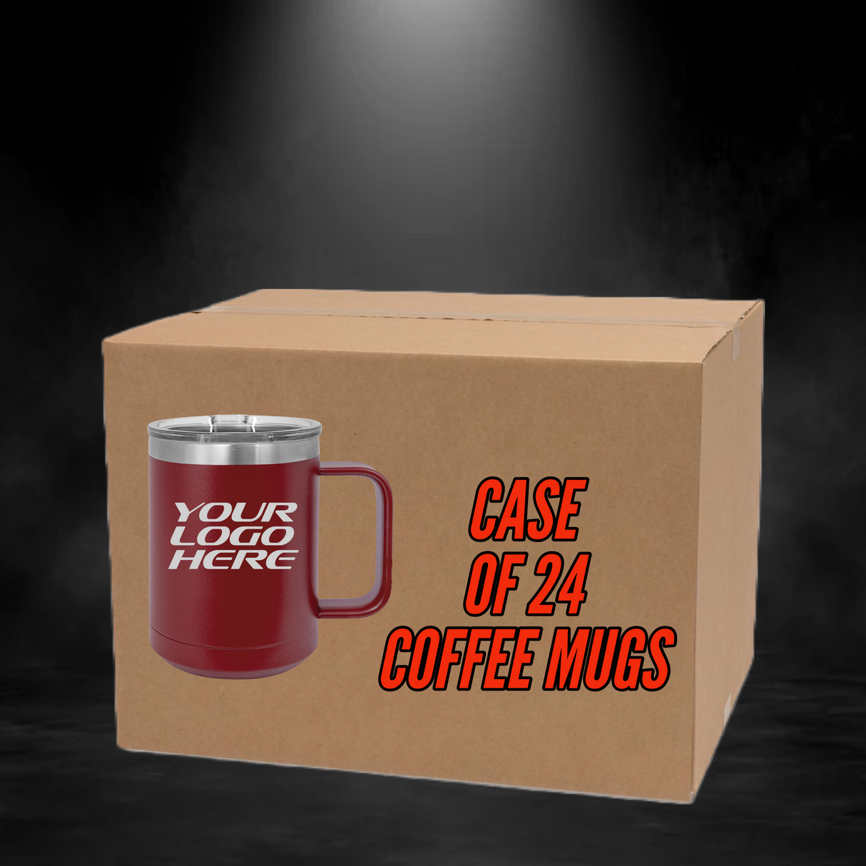 Case(24) - 15oz Coffee Mug with Slide Lock Lid - Endurance Promo Gear