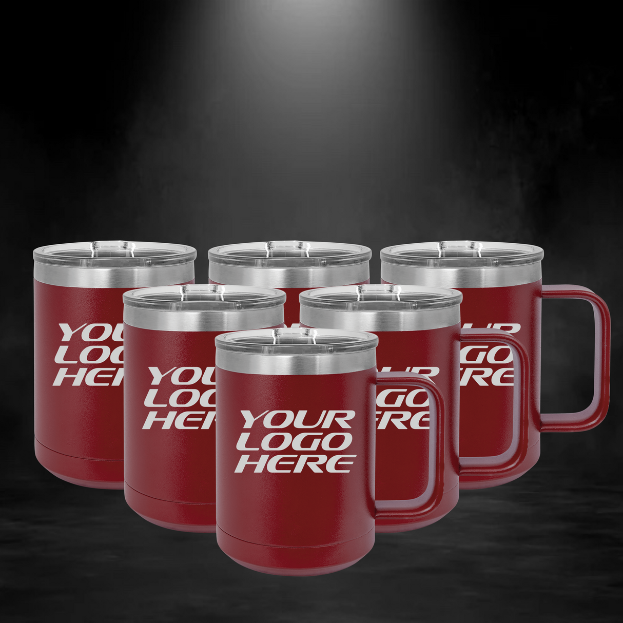 6 for $110! 15oz Coffee Mug with Slide Lock Lid - Endurance Promo Gear