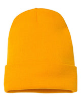 YP Classics Cuffed Knit Beanie with Custom Sewn Patch - Endurance Promo Gear