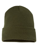 YP Classics Cuffed Knit Beanie with Custom Sewn Patch - Endurance Promo Gear