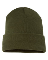 YP Classics Cuffed Knit Beanie with Custom Sewn Patch - Endurance Promo Gear