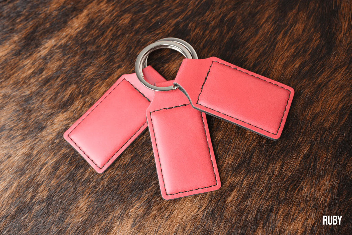 Set of 10 Leather Style Keychains - Endurance Promo Gear