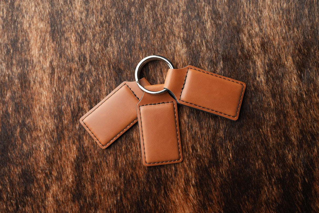 Set of 10 Leather Style Keychains - Endurance Promo Gear