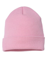 YP Classics Cuffed Knit Beanie with Custom Sewn Patch - Endurance Promo Gear