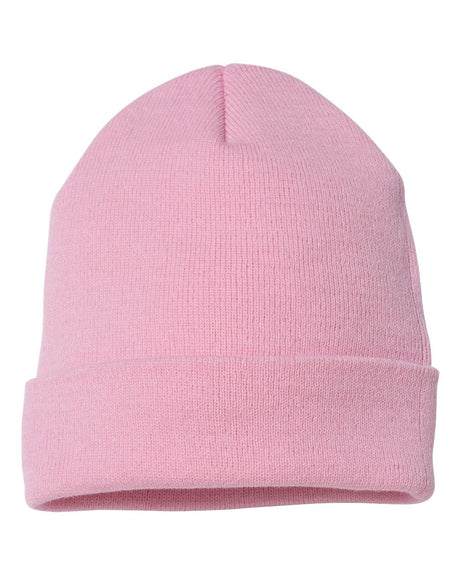 YP Classics Cuffed Knit Beanie with Custom Sewn Patch - Endurance Promo Gear