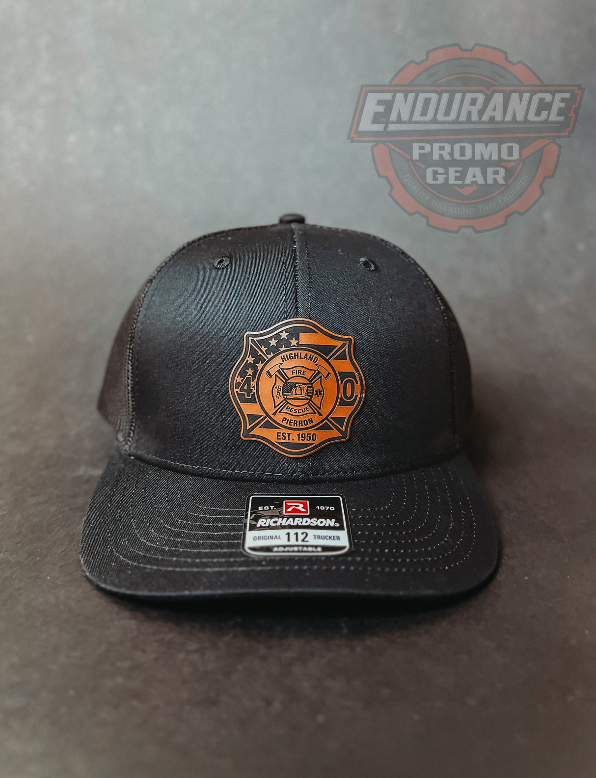 Highland Fire Dept Patch Hats - Endurance Promo Gear
