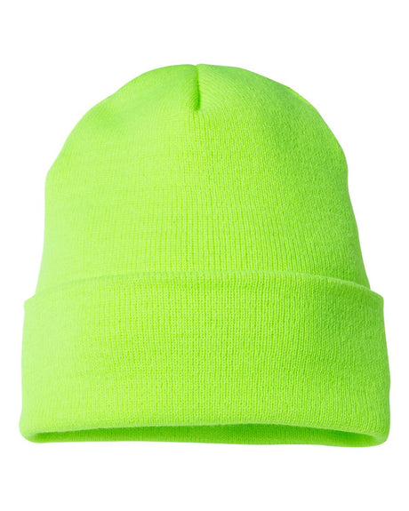 YP Classics Cuffed Knit Beanie with Custom Sewn Patch - Endurance Promo Gear