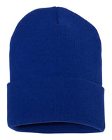 YP Classics Cuffed Knit Beanie with Custom Sewn Patch - Endurance Promo Gear
