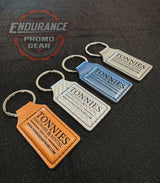Set of 10 Leather Style Keychains - Endurance Promo Gear
