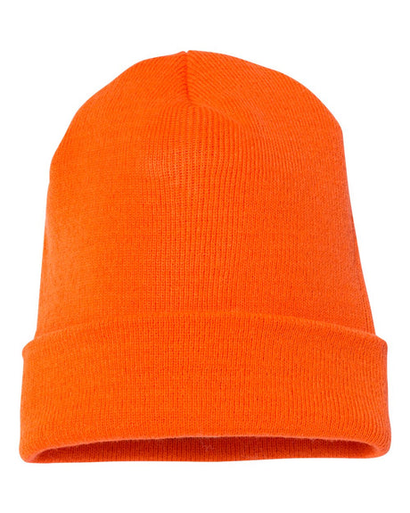 YP Classics Cuffed Knit Beanie with Custom Sewn Patch - Endurance Promo Gear