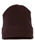 YP Classics Cuffed Knit Beanie with Custom Sewn Patch - Endurance Promo Gear