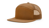 Richardson 168 Seven Panel Flat Bill Trucker Snapback - Endurance Promo Gear