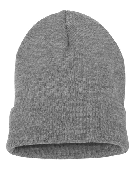 YP Classics Cuffed Knit Beanie with Custom Sewn Patch - Endurance Promo Gear