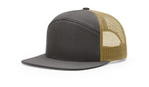 Richardson 168 Seven Panel Flat Bill Trucker Snapback - Endurance Promo Gear