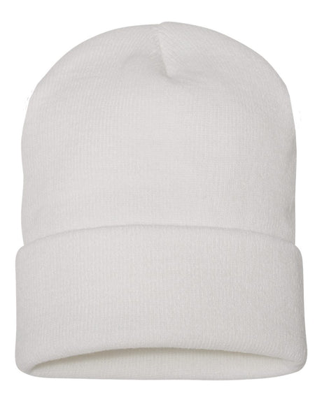 YP Classics Cuffed Knit Beanie with Custom Sewn Patch - Endurance Promo Gear