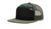 Richardson 168 Seven Panel Flat Bill Trucker Snapback - Endurance Promo Gear