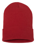 YP Classics Cuffed Knit Beanie with Custom Sewn Patch - Endurance Promo Gear