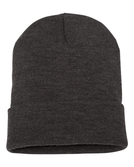 YP Classics Cuffed Knit Beanie with Custom Sewn Patch - Endurance Promo Gear