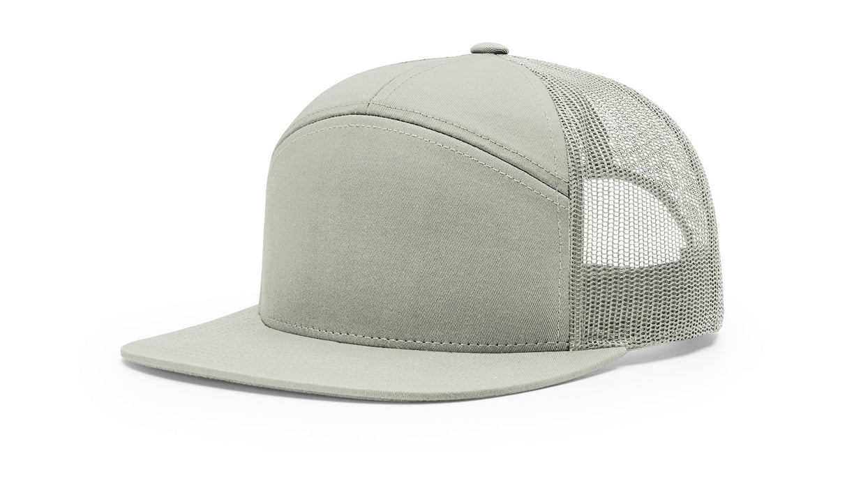 Richardson 168 Seven Panel Flat Bill Trucker Snapback - Endurance Promo Gear