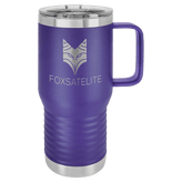 20oz Travel Mug with Handle and Slide Lock Lid - Endurance Promo Gear
