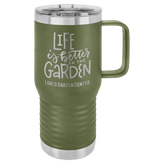 20oz Travel Mug with Handle and Slide Lock Lid - Endurance Promo Gear