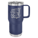 20oz Travel Mug with Handle and Slide Lock Lid - Endurance Promo Gear