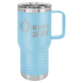 20oz Travel Mug with Handle and Slide Lock Lid - Endurance Promo Gear