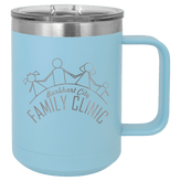 15oz Coffee Mug with Slide Lock Lid - Endurance Promo Gear