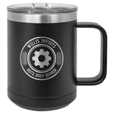 15oz Coffee Mug with Slide Lock Lid - Endurance Promo Gear