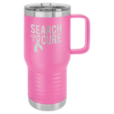 20oz Travel Mug with Handle and Slide Lock Lid - Endurance Promo Gear