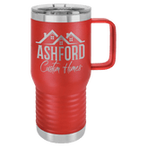 20oz Travel Mug with Handle and Slide Lock Lid - Endurance Promo Gear