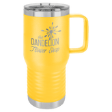 20oz Travel Mug with Handle and Slide Lock Lid - Endurance Promo Gear